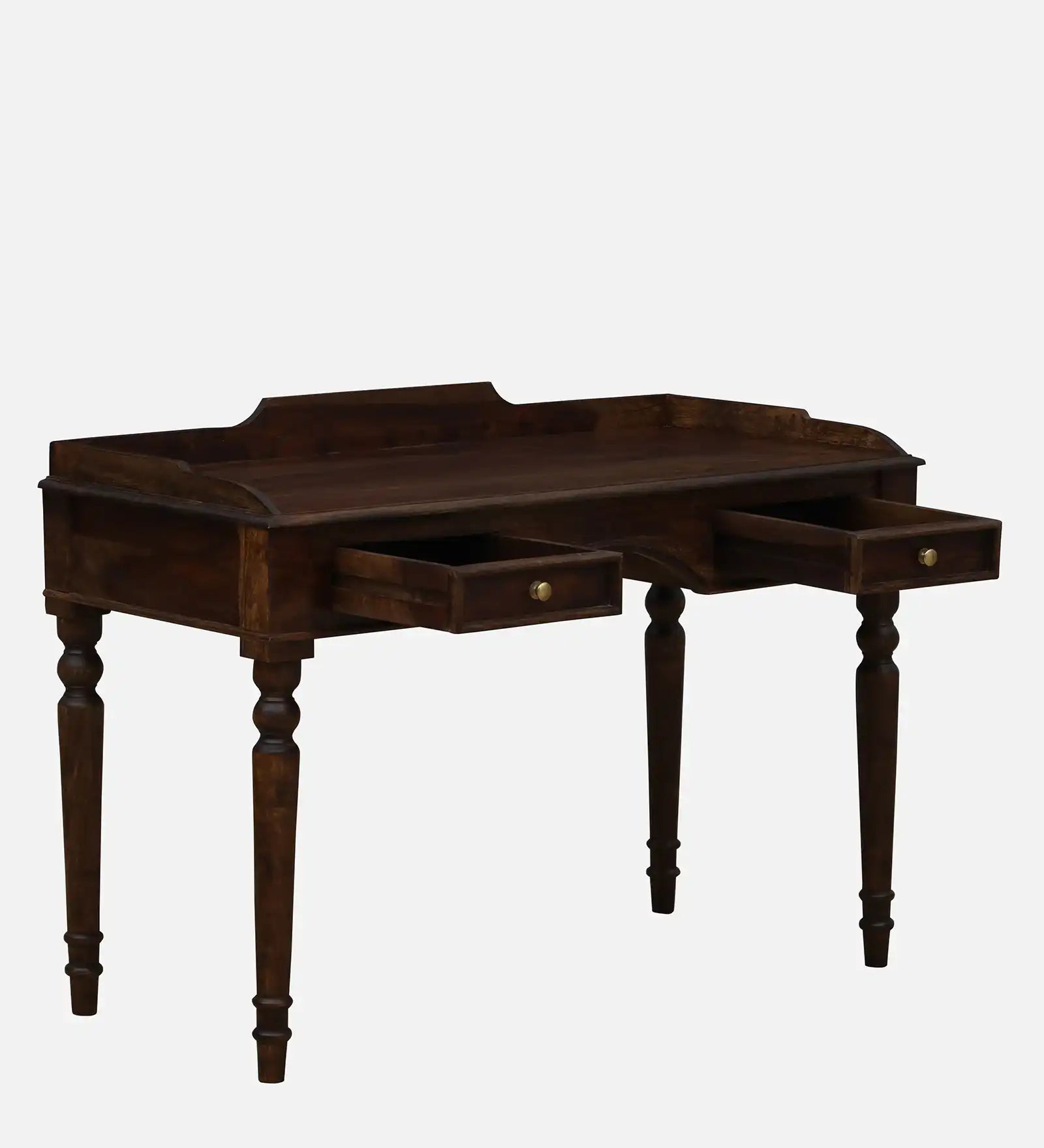 Solid sheesham wood study table Evelyn modern home office desk design