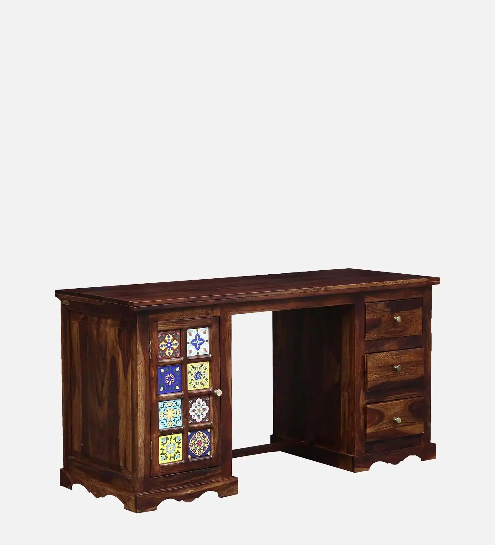 Modern solid sheesham wood study table Anamika design for home office workspace