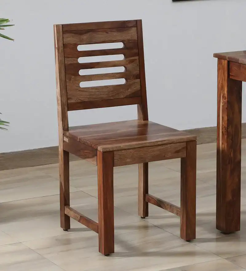 Solid wood dining chair set Saho sheesham heavy duty and long lasting furni