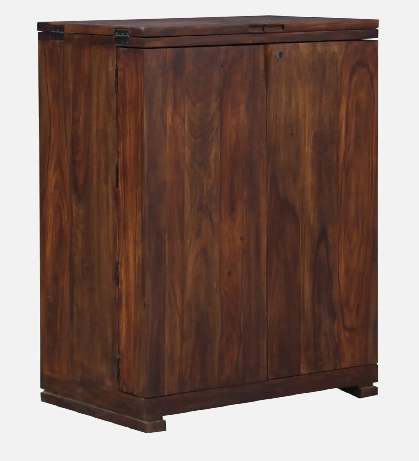 Solid wood home bar cabinet for liquor storage and modern home furniture