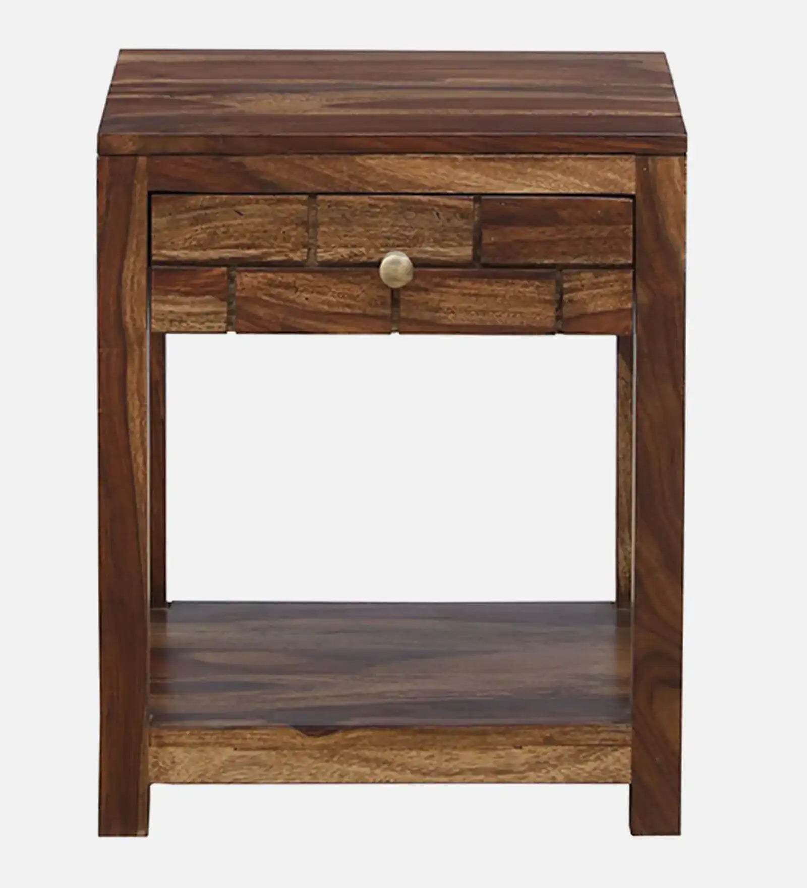 Solid wood side table Rudra modern bedroom side table India