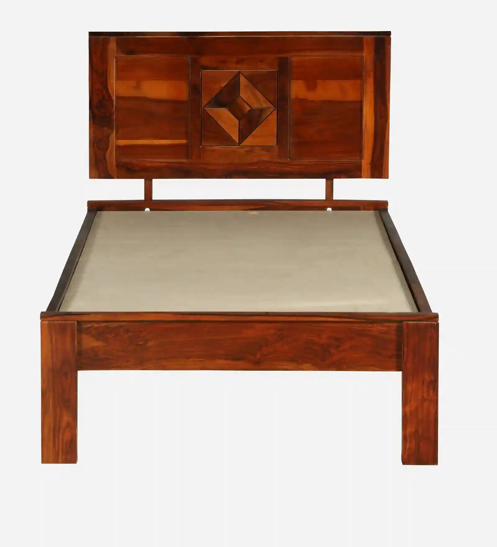 Shraya Solid Wood Single Bed Without Storage