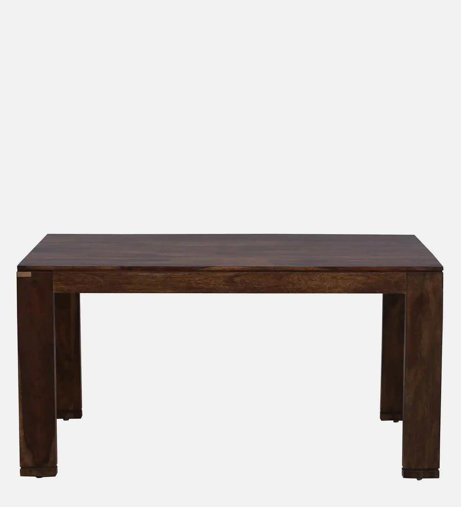 Solid wood six-seater dining set Moscow handcrafted premium furniture India