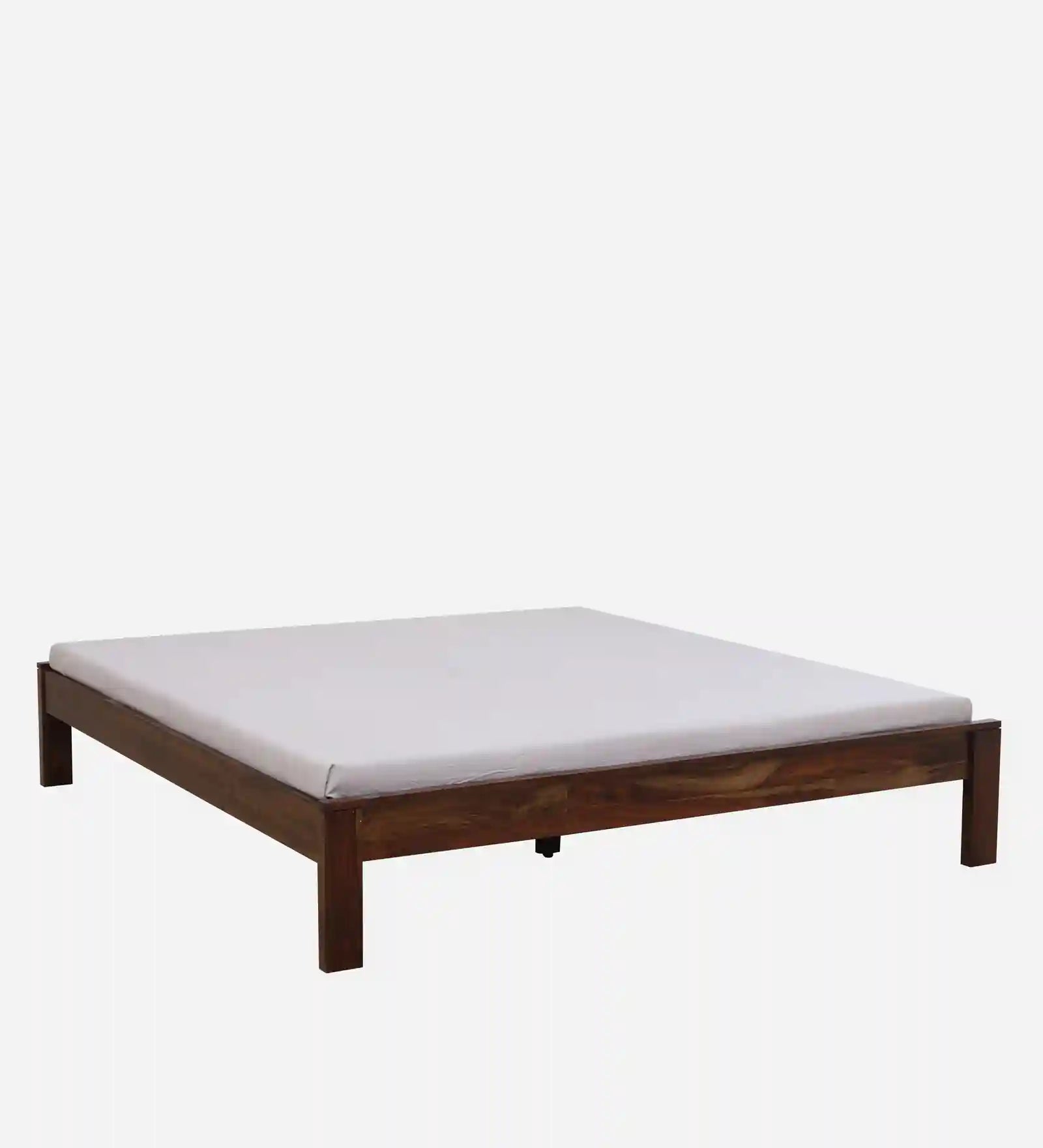 Sthira basic queen bed solid wood strong structure design