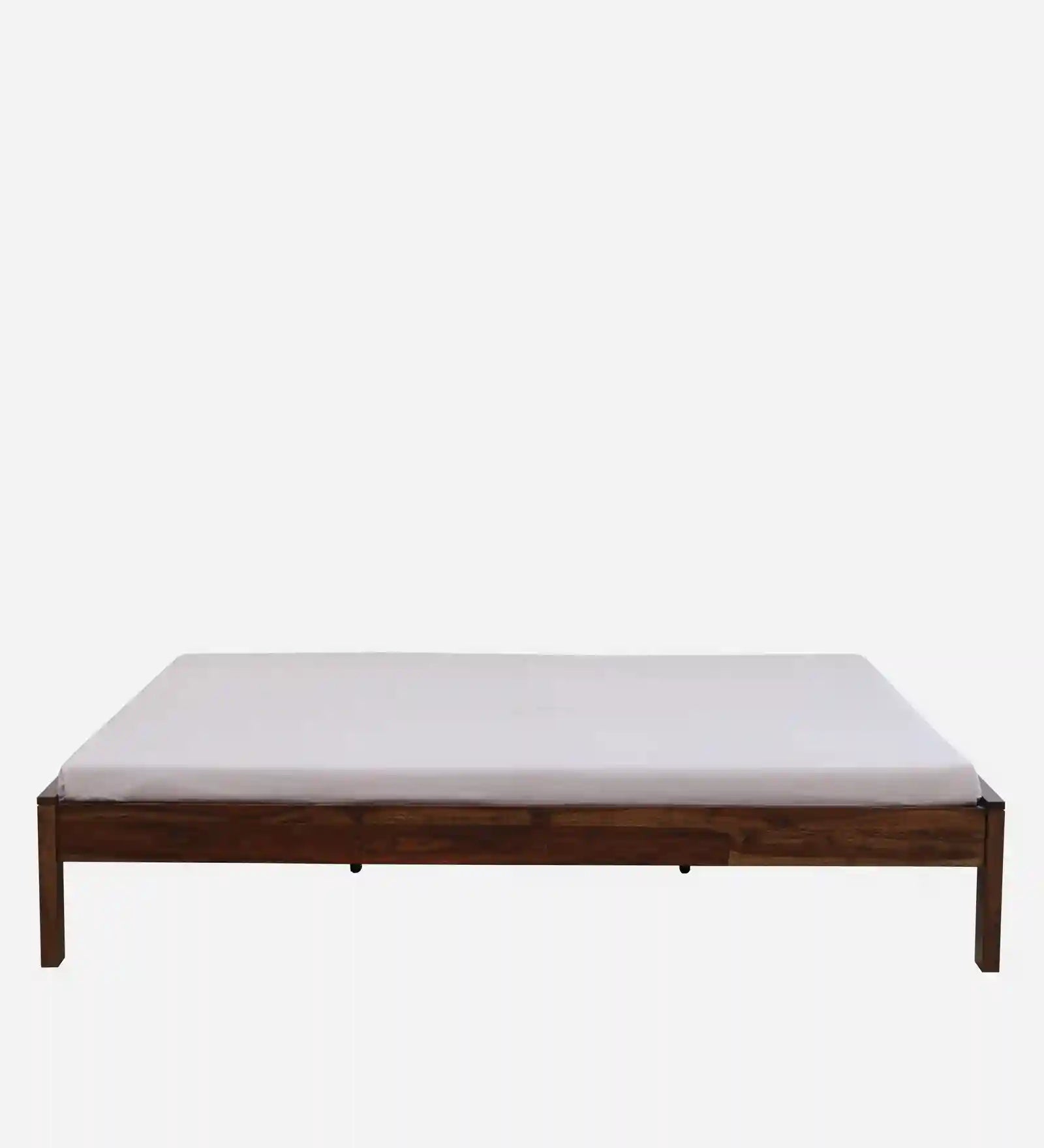Sthira queen size bed without storage lightweight frame