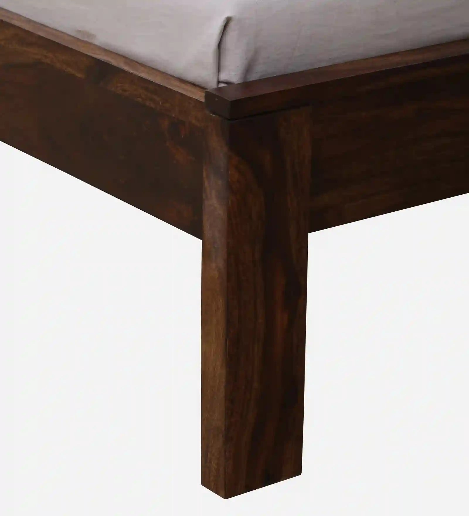 Sthira single bed solid wood frame heavy duty wooden bed India