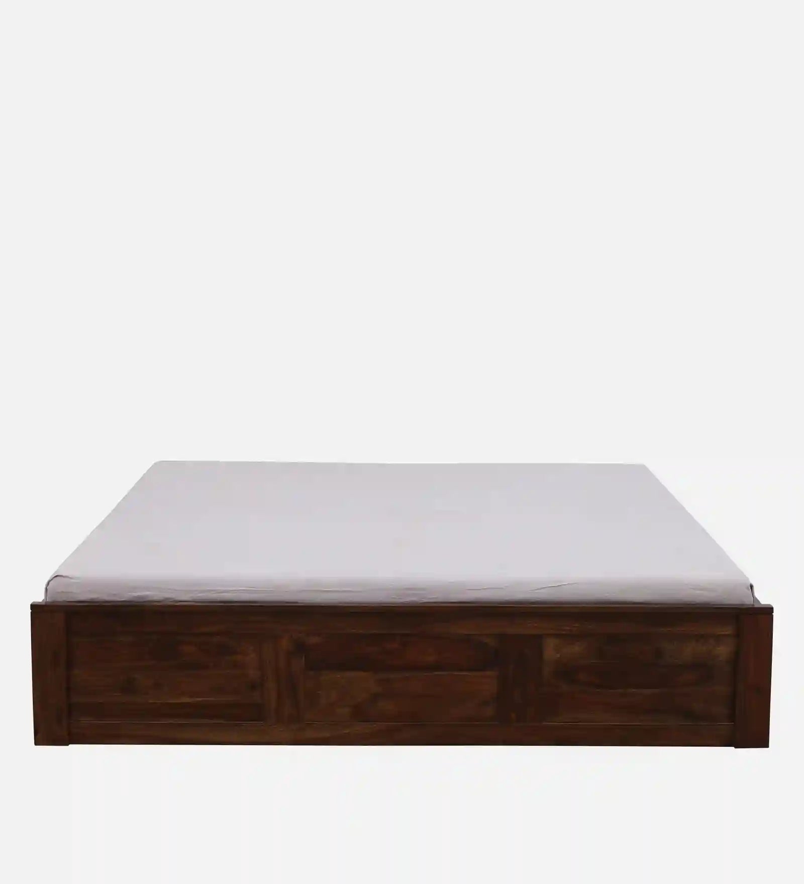 solid sheesham wood queen size bed box storage furniture india