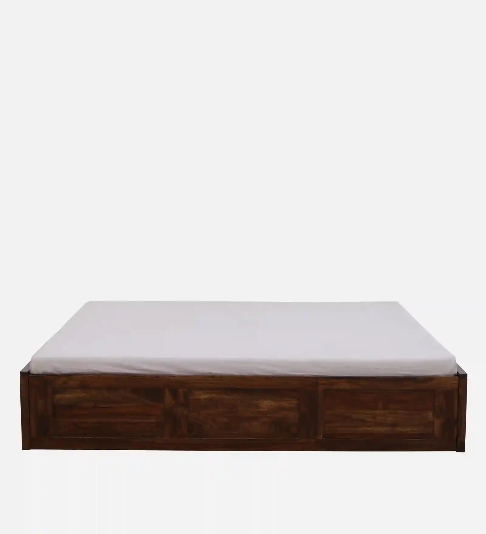 Sthira solid wood king size bed with box storage India