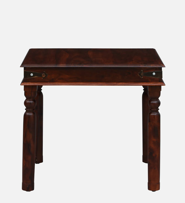 Samrita  Solid Wood 4 Seater Dining Table In Honey Oak Finish By Rajwada