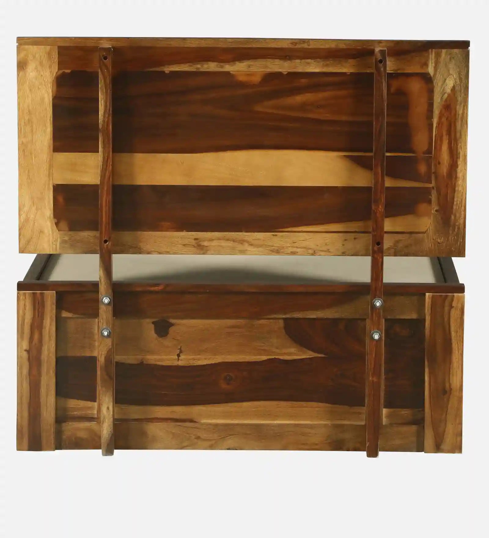 tejas sheesham wood single bed with storage clean simple modern design solid wood furniture