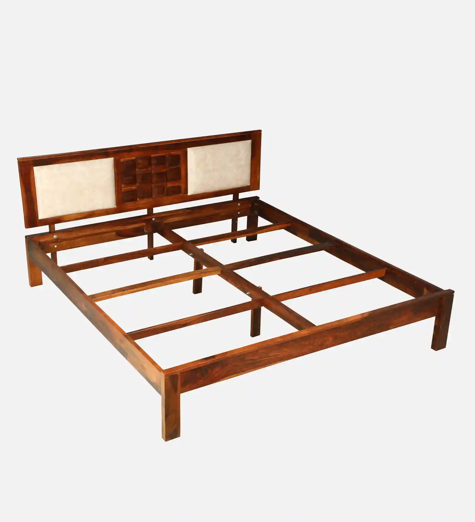 Tejas wooden queen bed solid wood durable structure