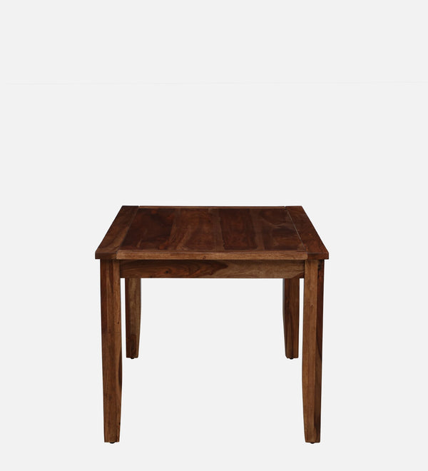 Elista Solid Wood 6 Seater Dining Table in Rustic Teak Finish  By Rajwada