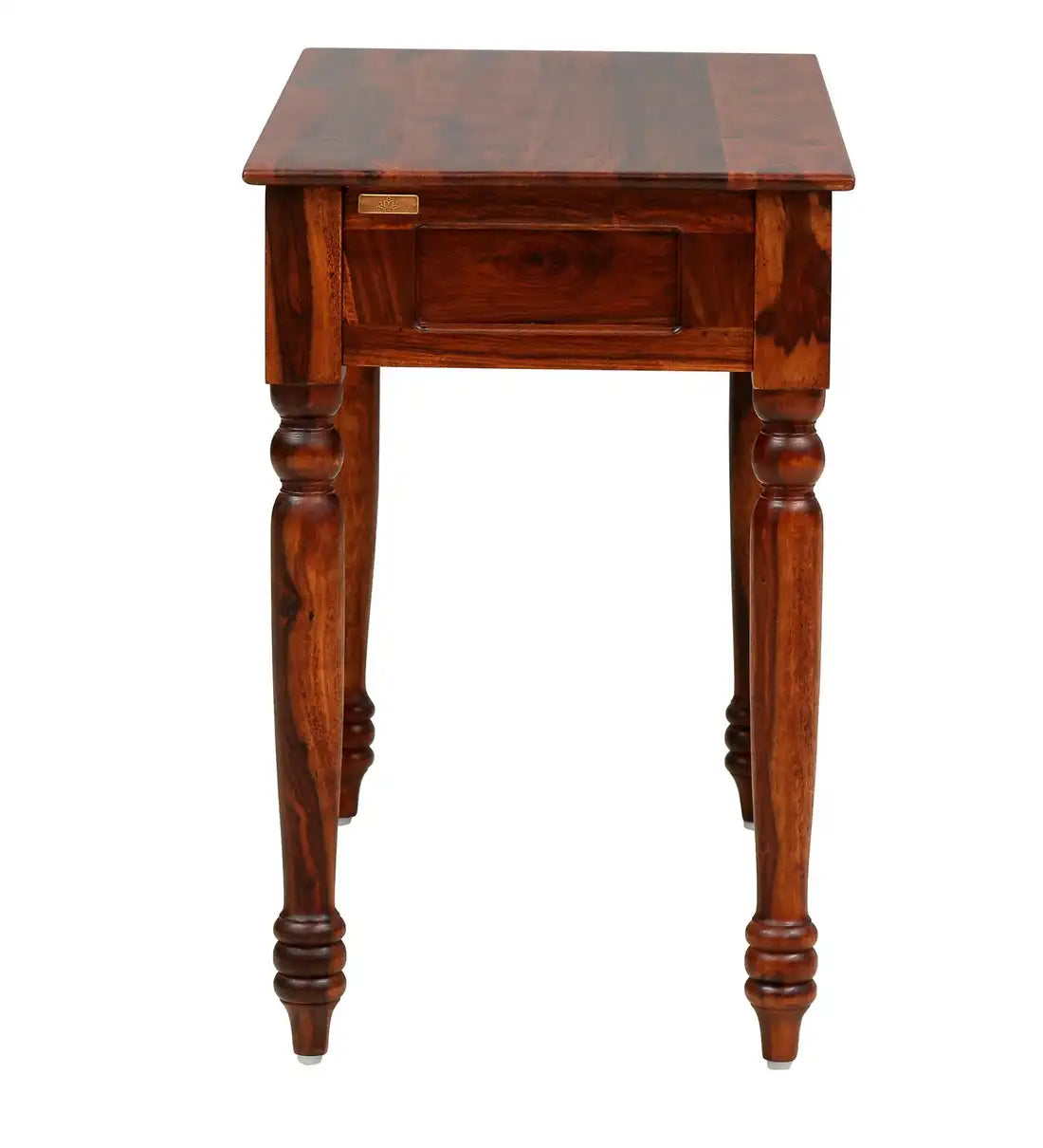 Traditional home study table sheesham wood solid desk workspace