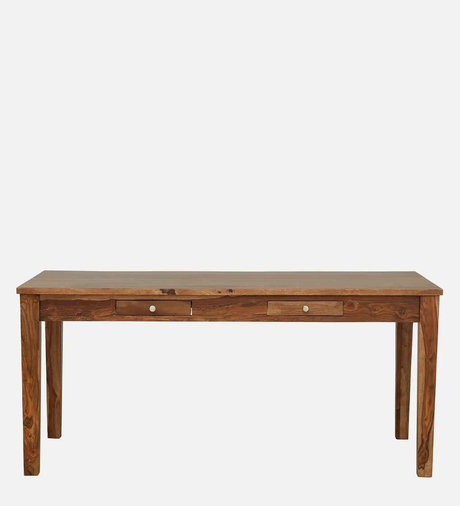 Traditional sheesham wood six-seater dining table set Oslo design strong and durable furniture