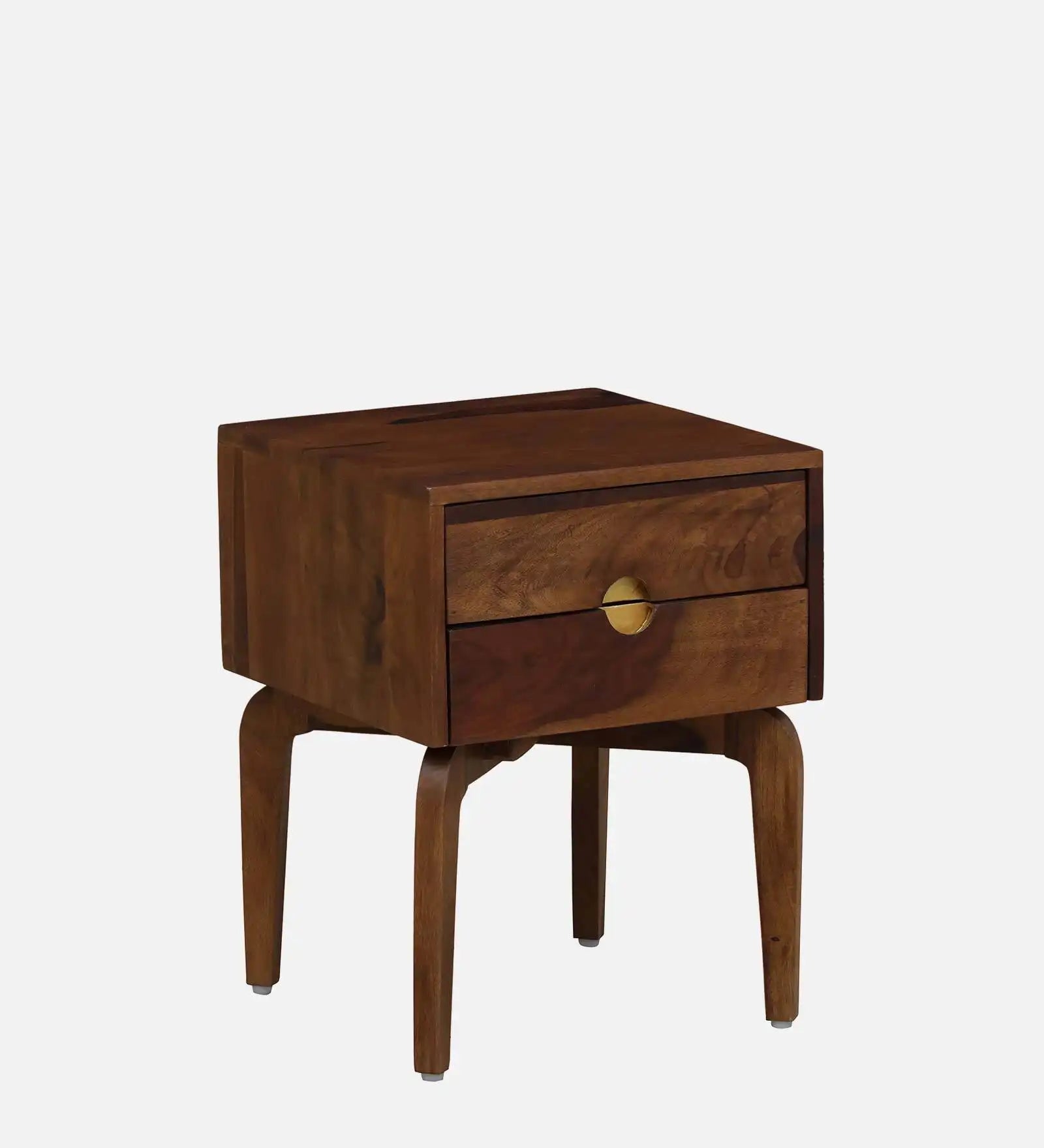 Tulsi nightstand wooden bedside table clean modern style India