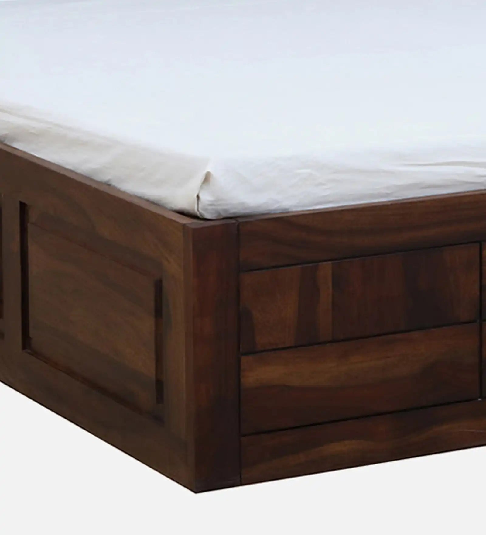Ultra king size bed solid wood box storage bedroom design
