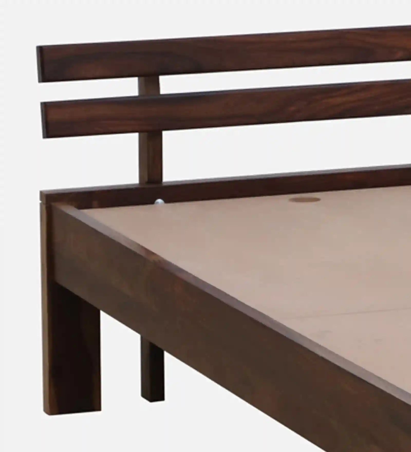 vriksha queen size bed without storage clean simple design solid wood furniture