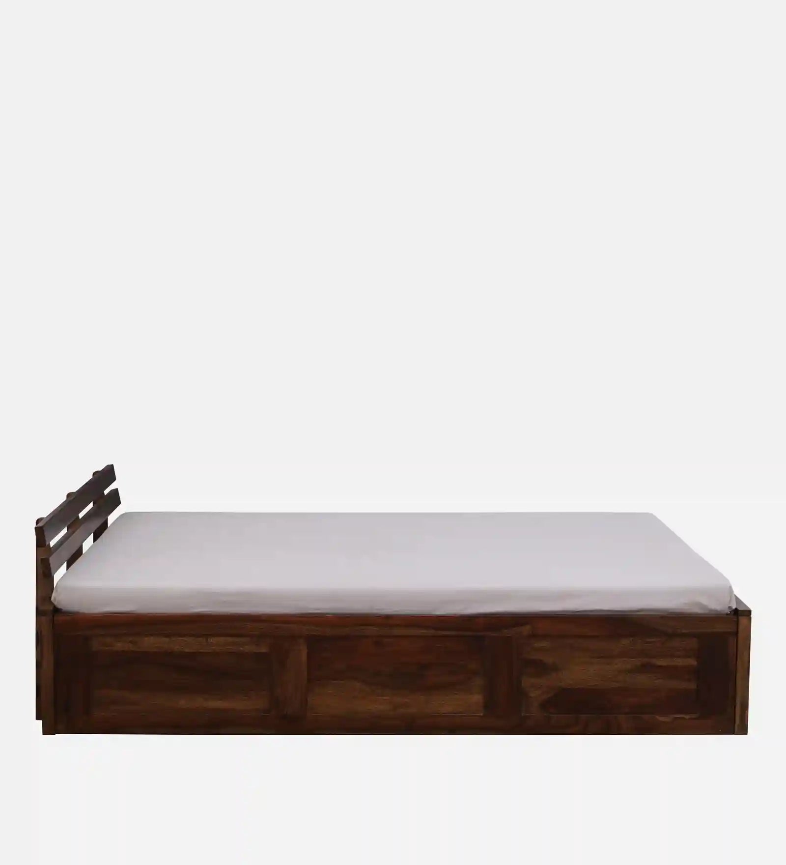 queen size bed with underbed box storage sheesham wood india