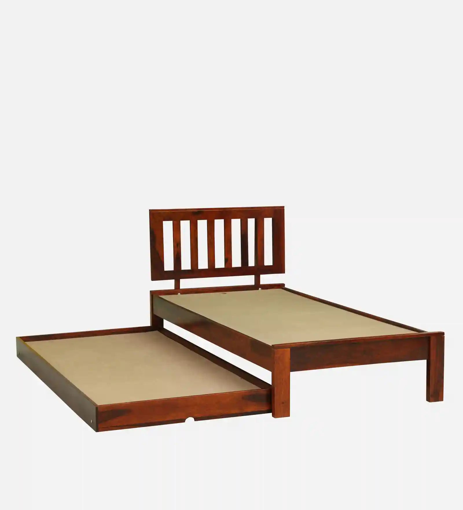 Vriksha sheesham single bed storage box clean wooden bed India