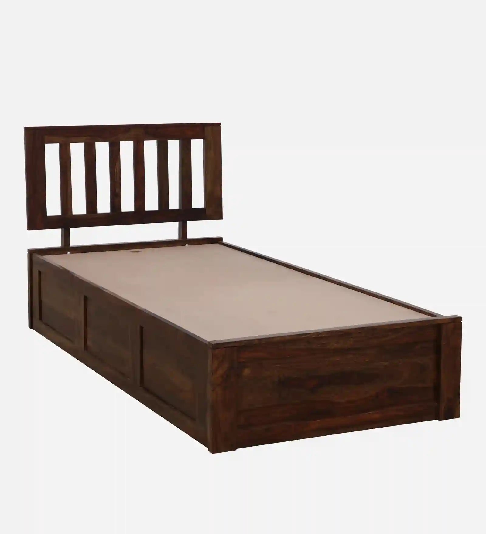 Vriksha wooden single bed storage design space saving bed India