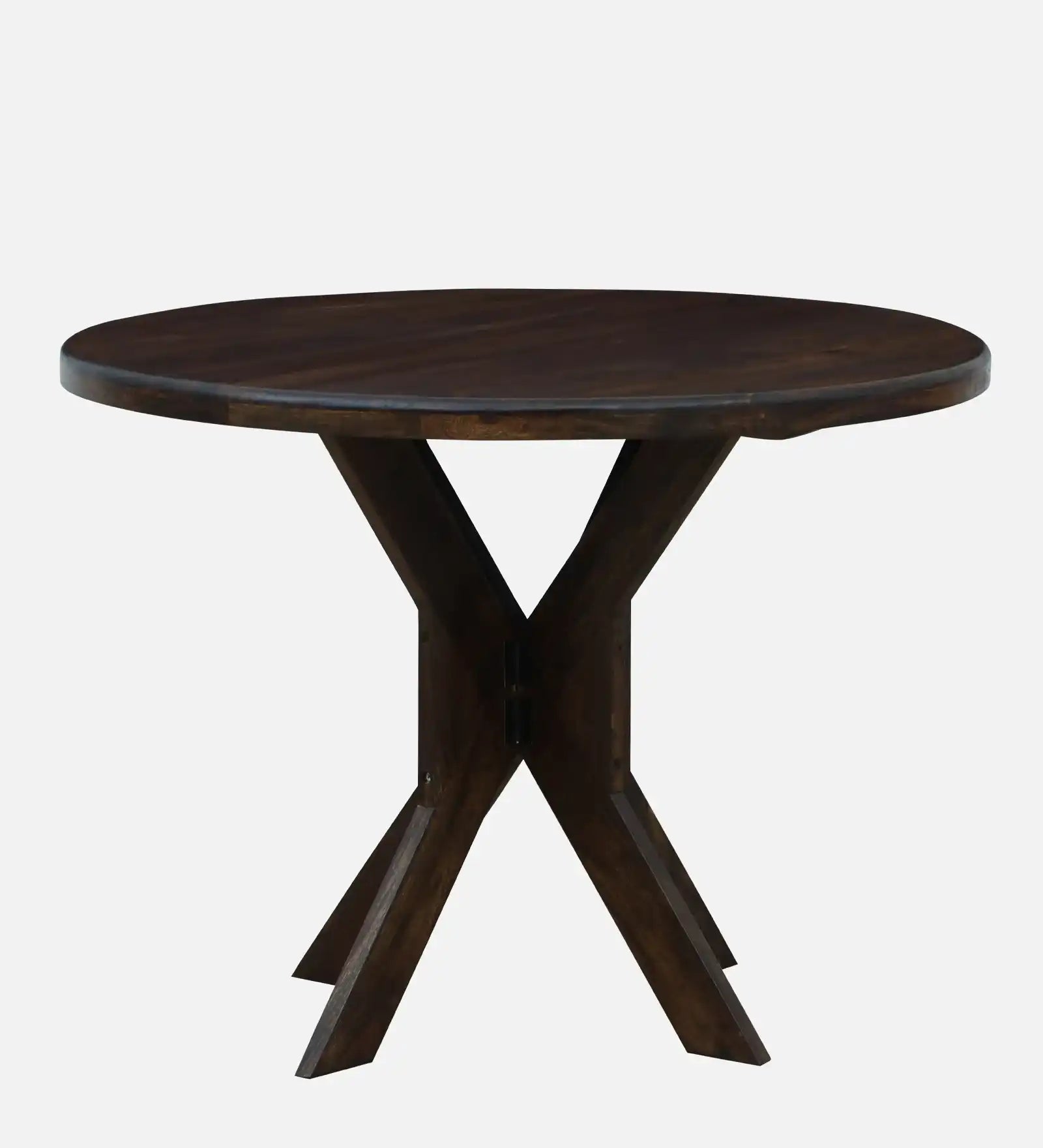 Walnut finish Drew dining table set four seater premium quality wooden furniture