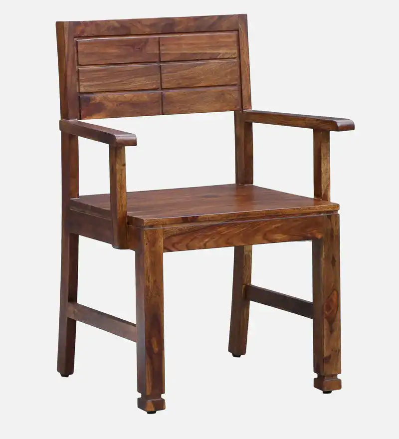 Wooden arm chair sheesham wood Moscow dining chair Indian style furniture