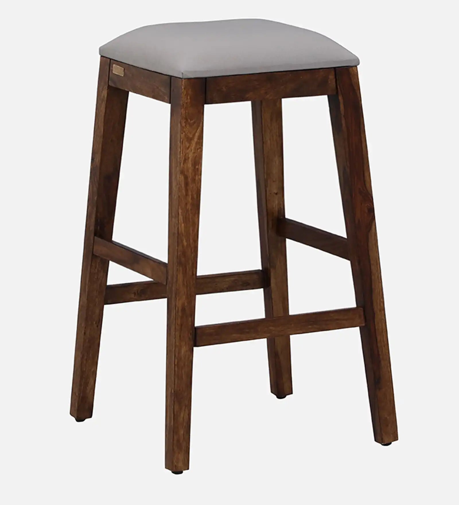 Wooden bar stool in solid wood high chair for home bar furniture