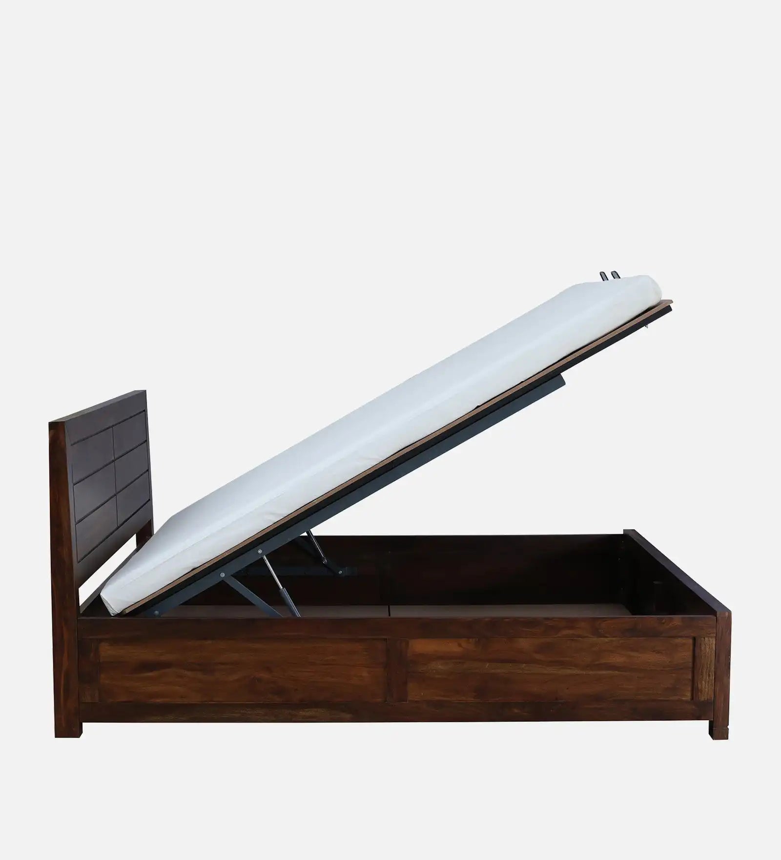 wooden bed hydraulic storage open box indian rosewood queen size bed india