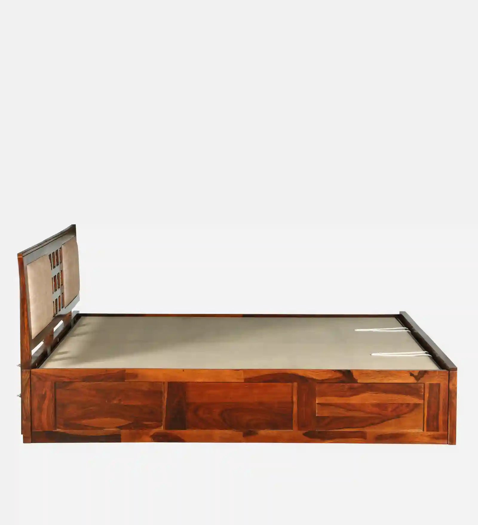 wooden bed hydraulic storage open box storage sheesham wood king size bed india