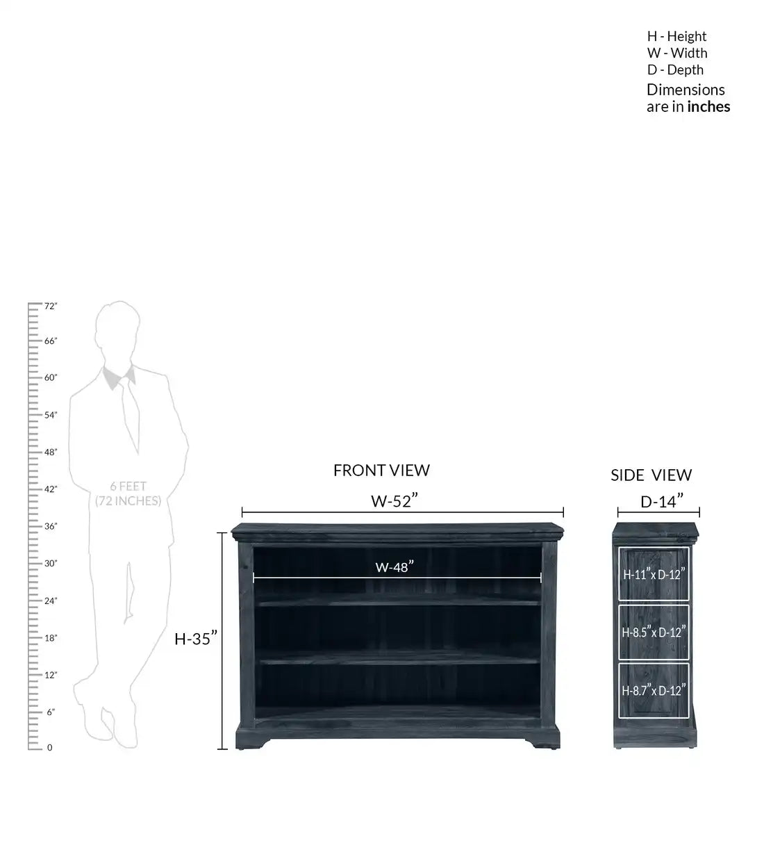 Wooden bookshelf solid sheesham wood display rack storage unit India