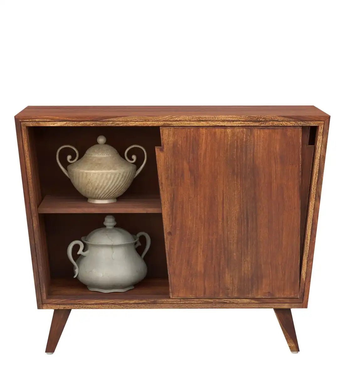Wooden buffet console sheesham drawer side storage cabinet living room