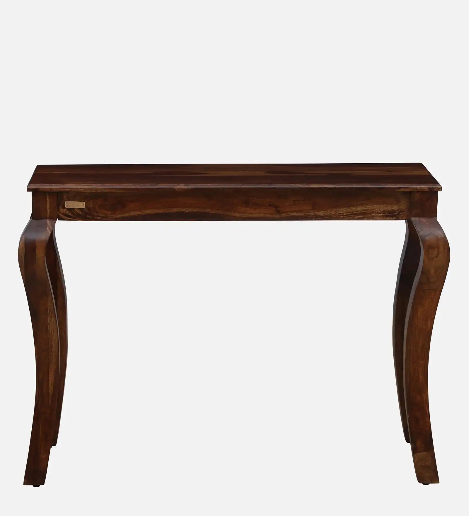 Wooden console table for living room made from solid wood for modern hall decor