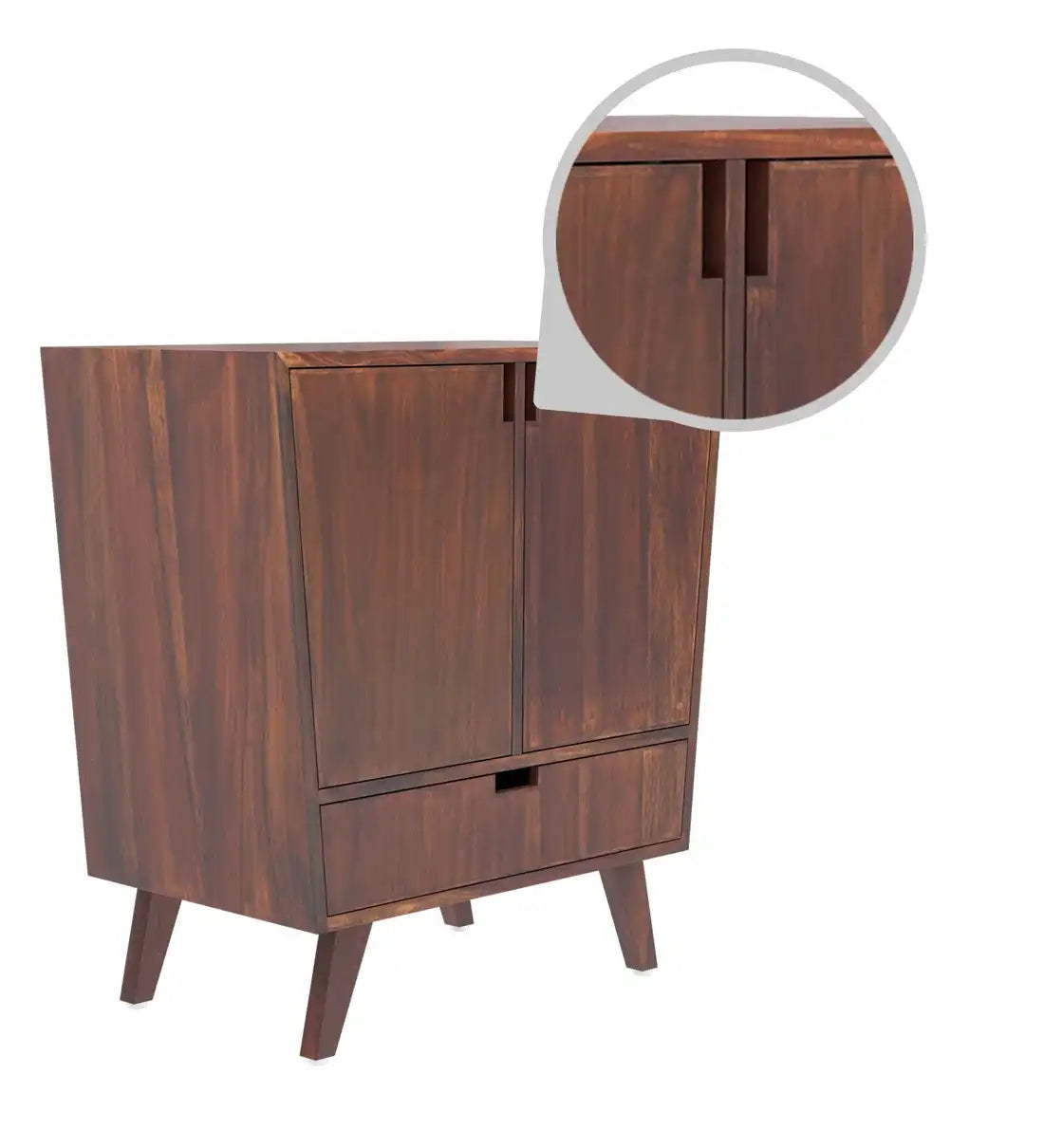 Wooden console unit sheesham storage cabinet solid furniture home
