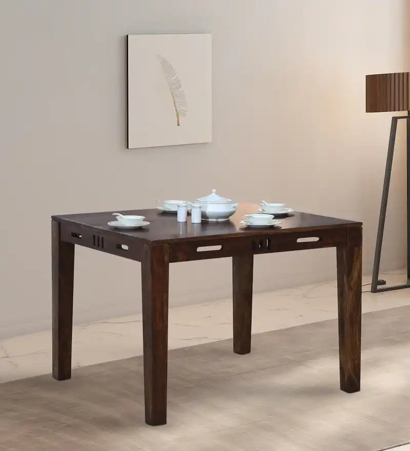 Wooden dining table six seater sheesham wood Jenine premium design for interiors