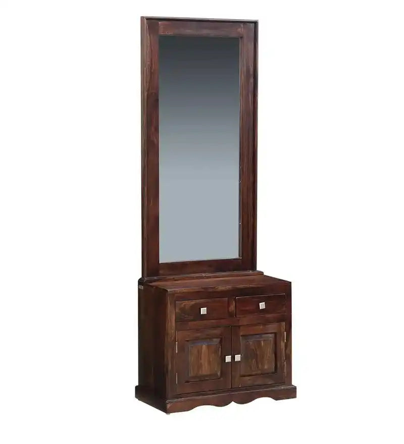 Wooden dressing table with storage sheesham wood bedroom furniture