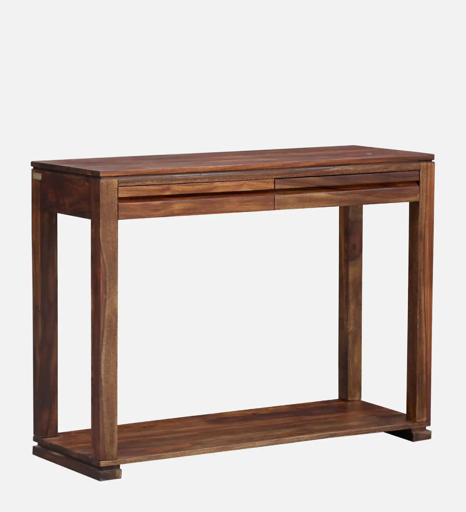 Wooden hall table in sheesham wood console unit for elegant home decor