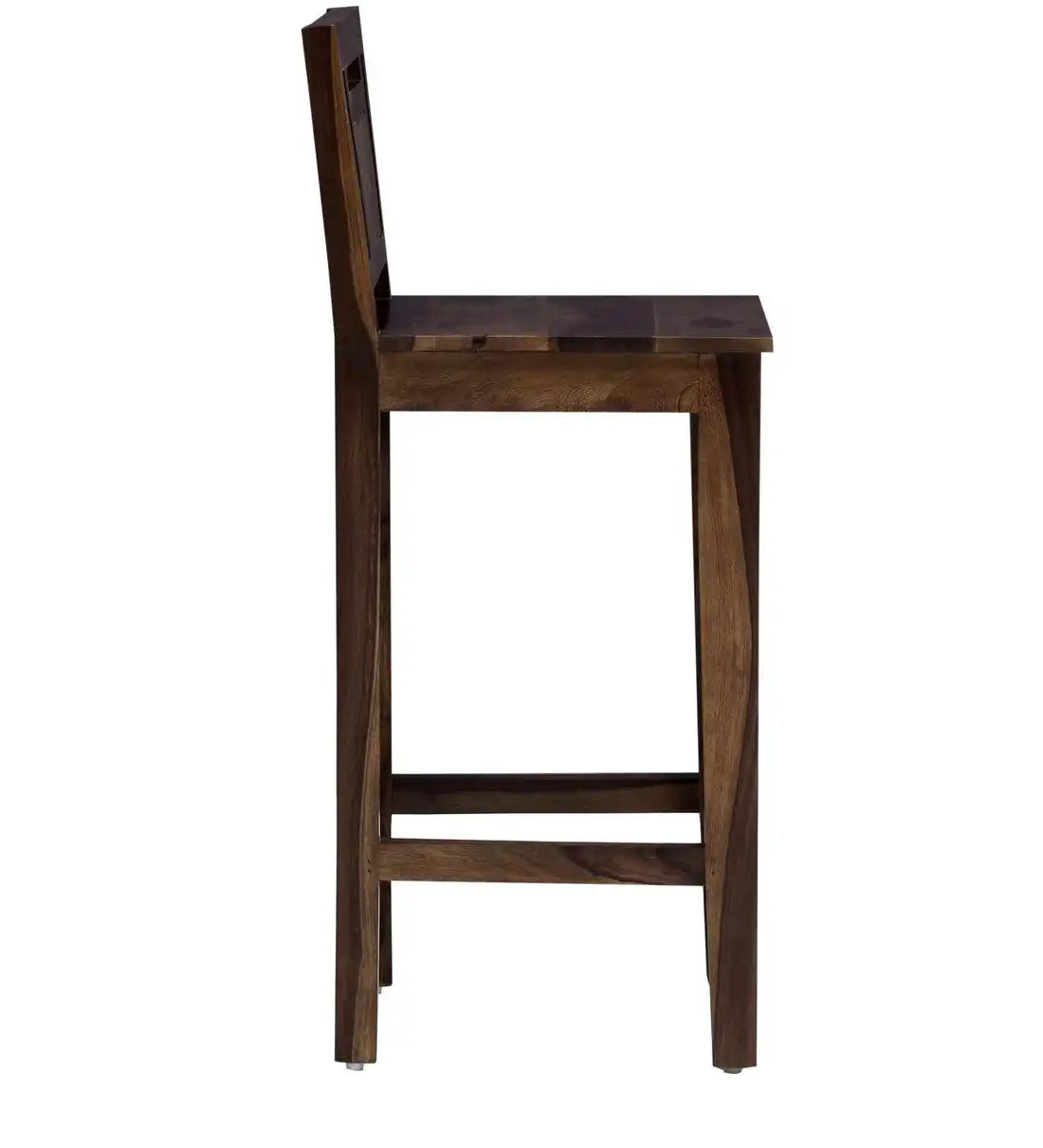 Wooden high bar chair in solid wood for home furniture setup