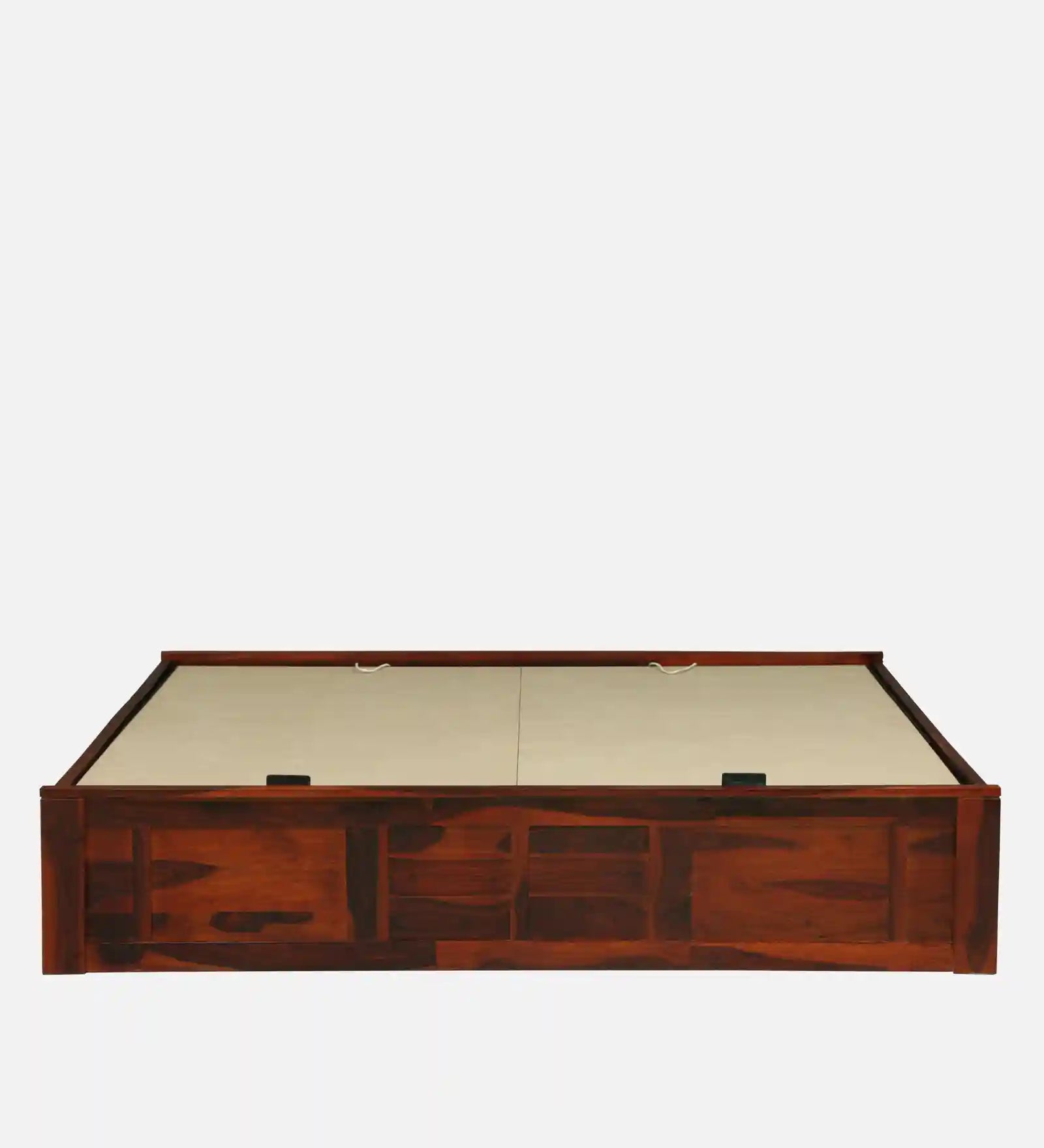 Premium sheesham wood queen size bed hydraulic storage