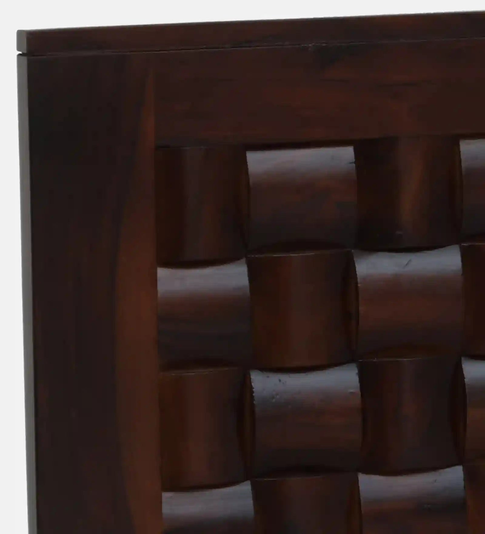 Wooden single bed with storage Nivasa solid wood furniture India