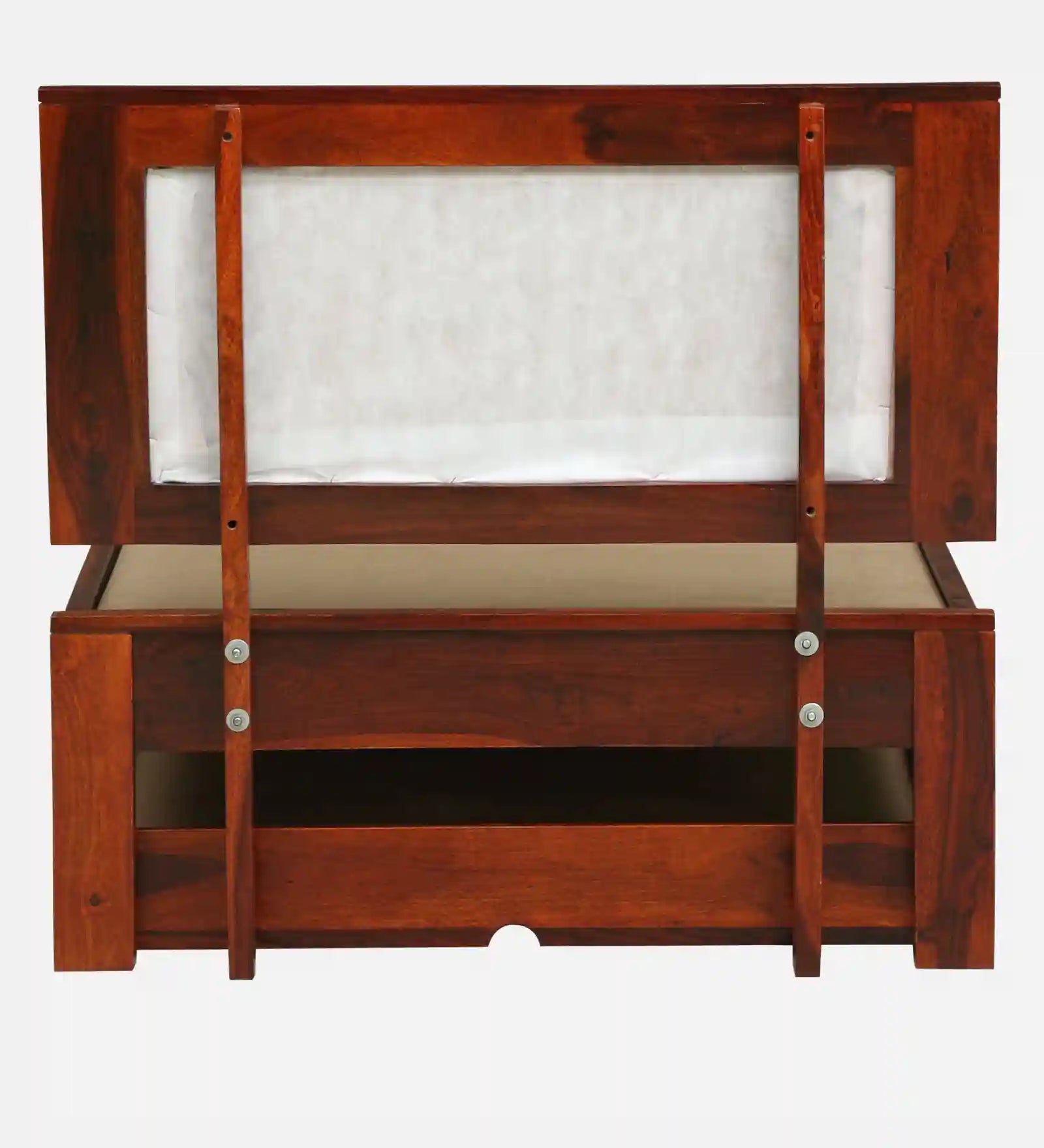 Wooden single bed with trundle Kashtha solid wood bedroom furniture India