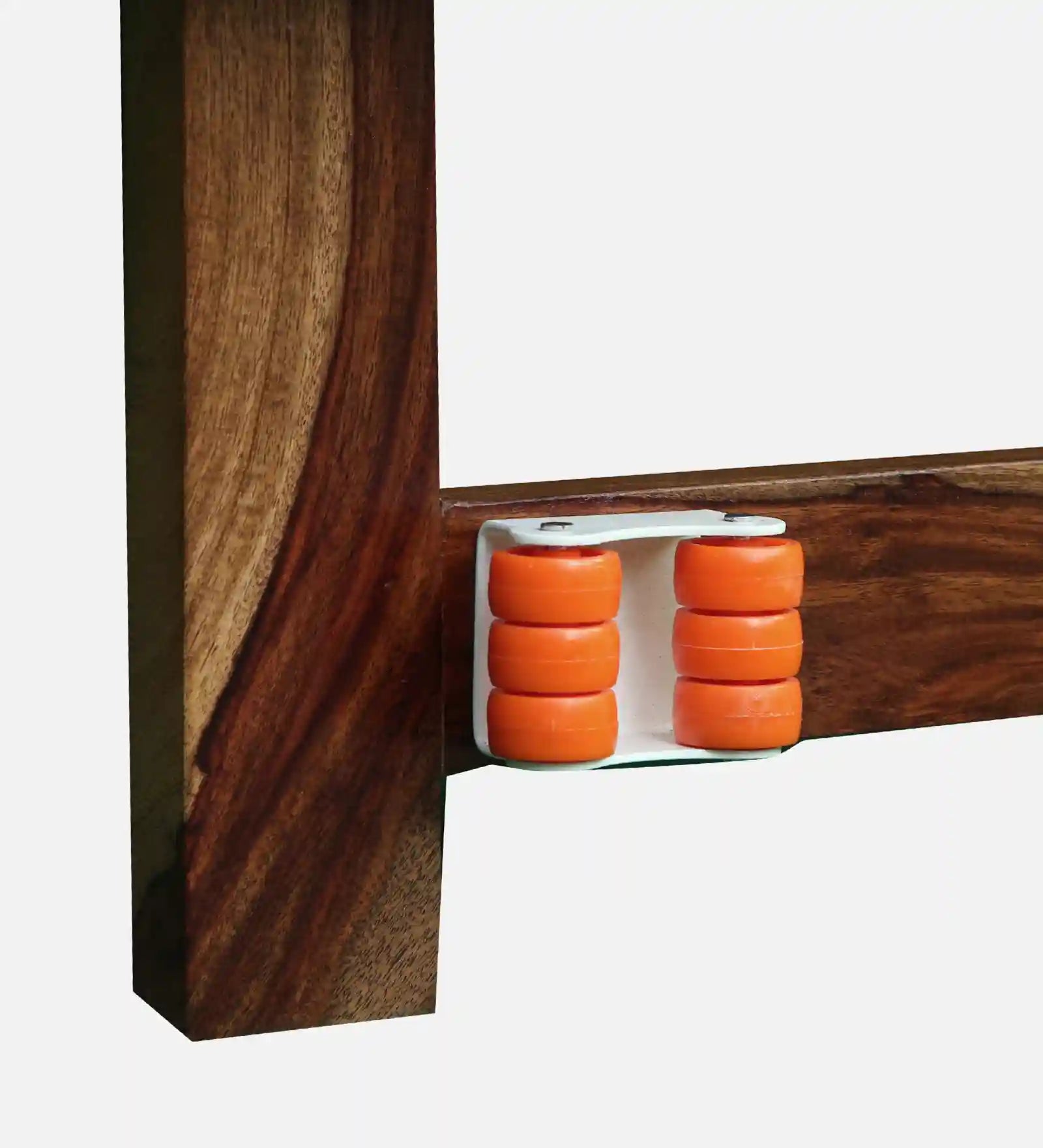 Wooden single bed with trundle Kashtha solid wood furniture India