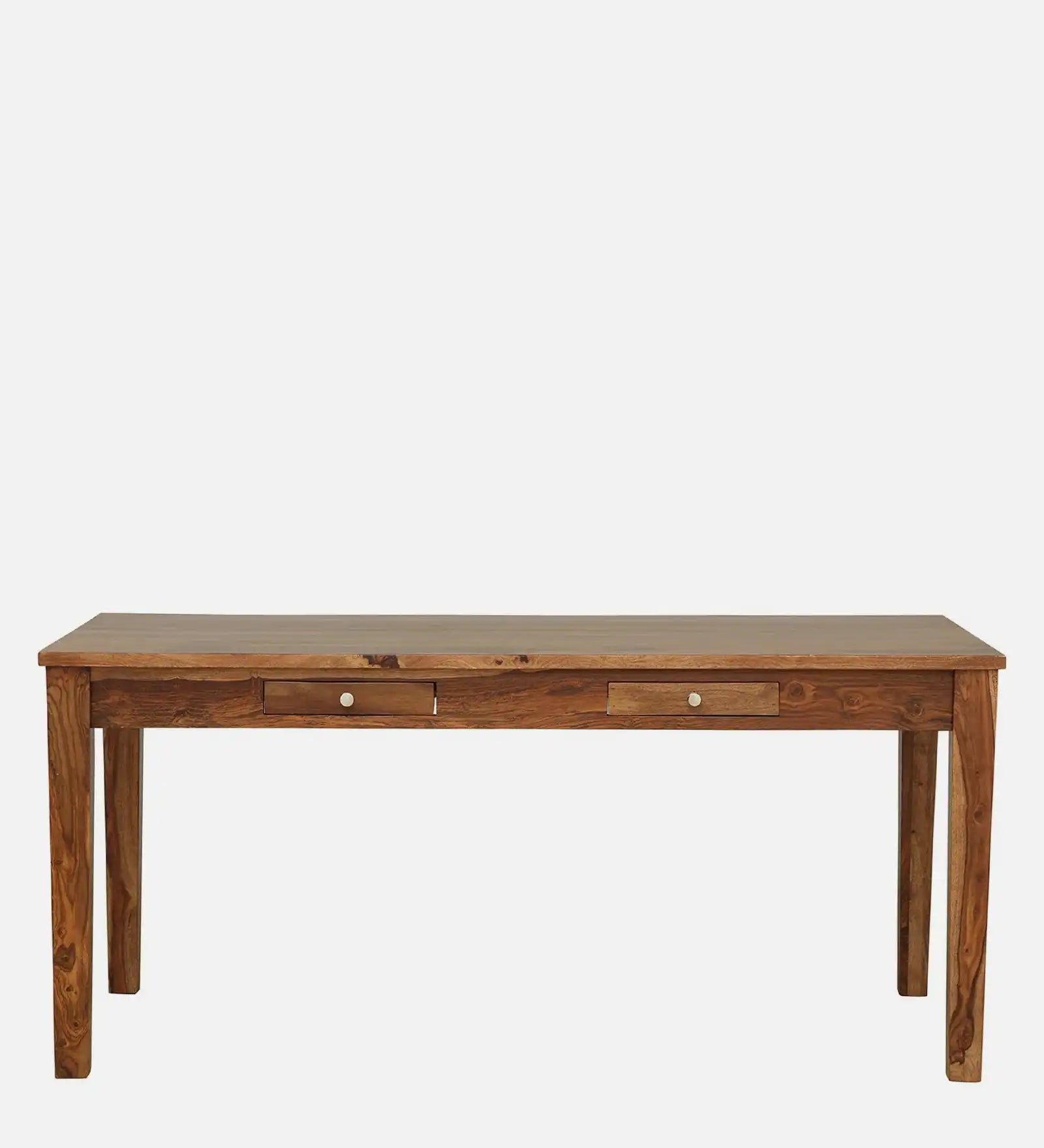 Wooden six-seater dining set natural finish solid wood Oslo furniture for long lasting home use