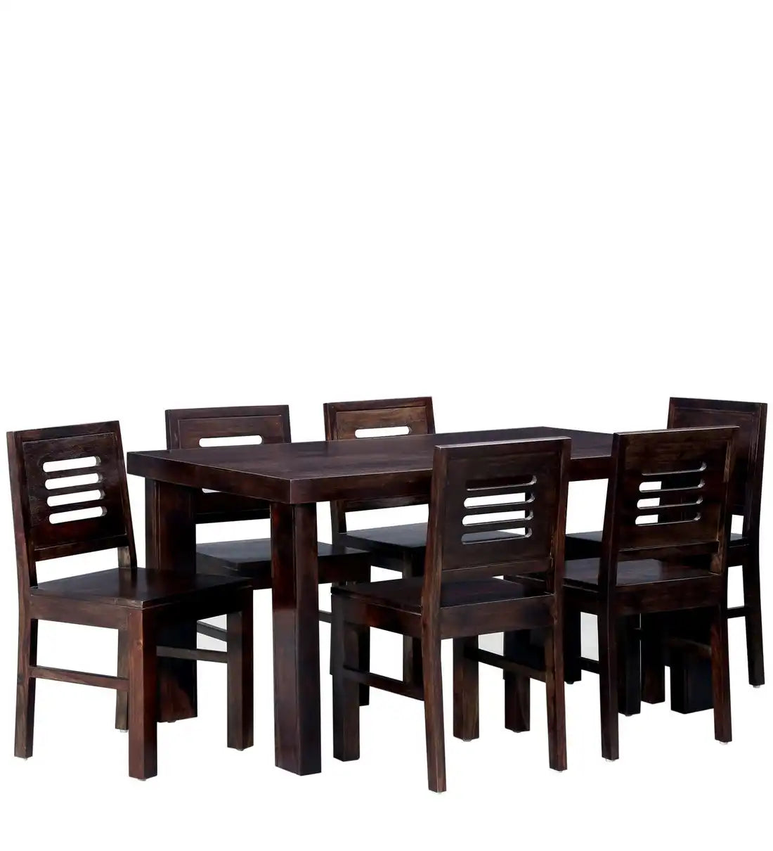 Wooden six seater dining table set Acro sheesham heavy duty long lasting furniture