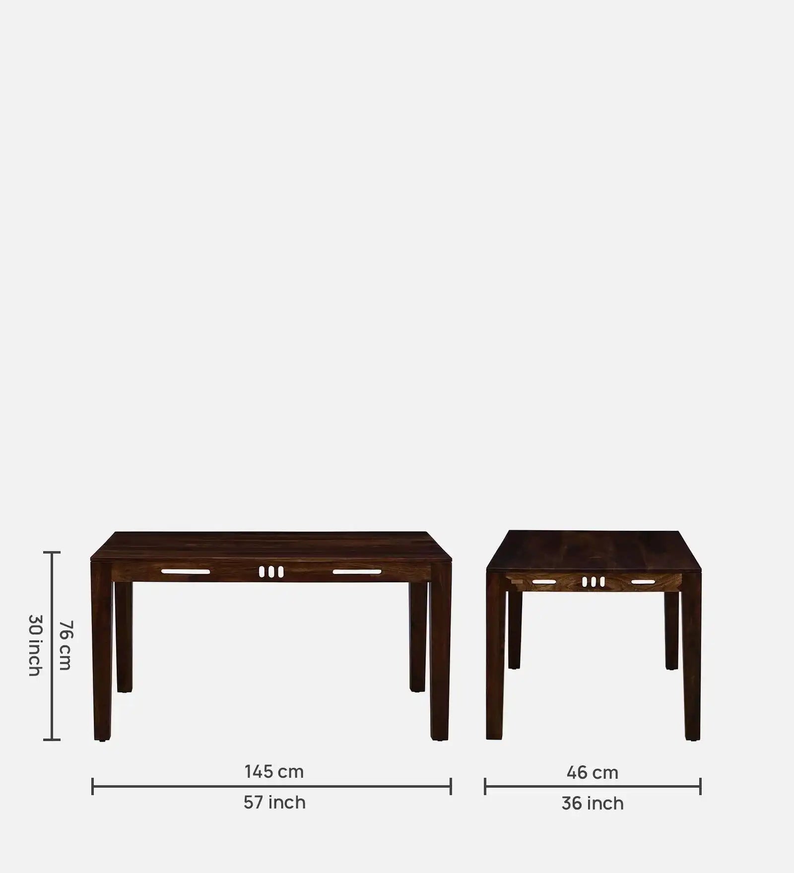Wooden six-seater dining table set with bench Jenine furniture for elegant home decor