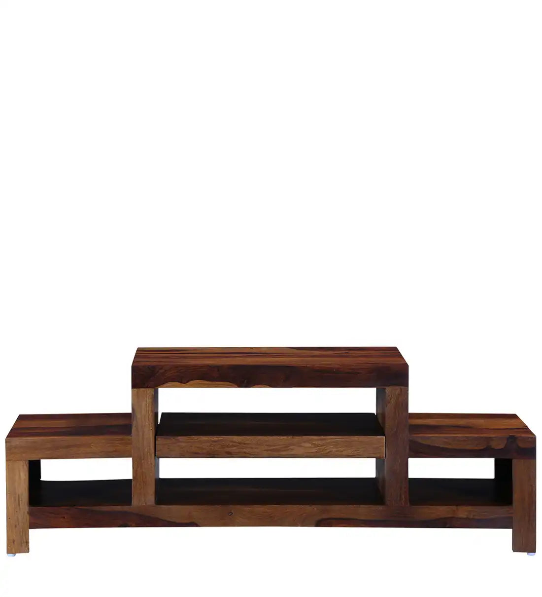 Wooden tv unit sheesham solid wood tv stand Acro premium design