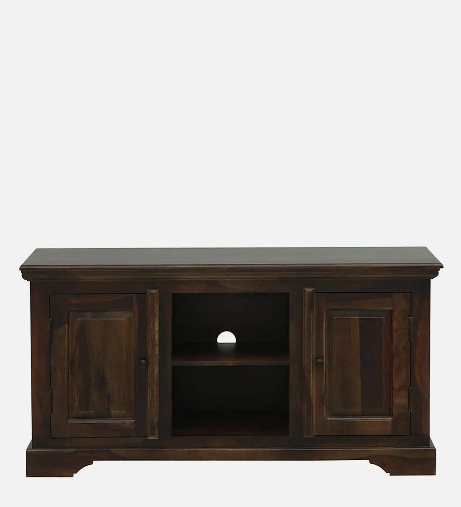 Wooden tv unit sheesham solid wood tv stand Kanishka premium design