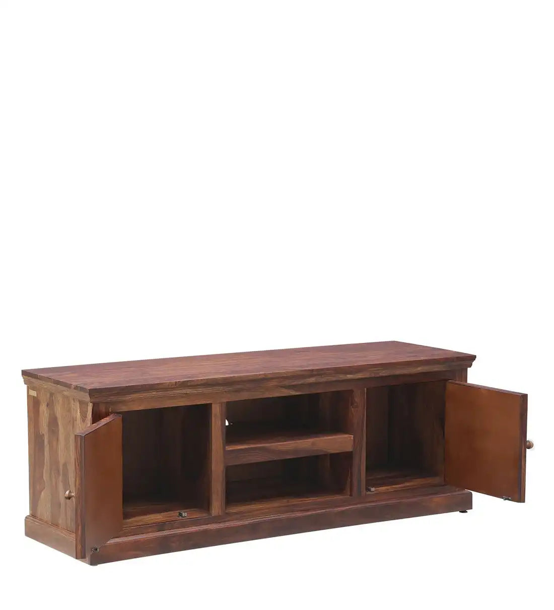 Wooden tv unit sheesham solid wood tv stand Niware premium design