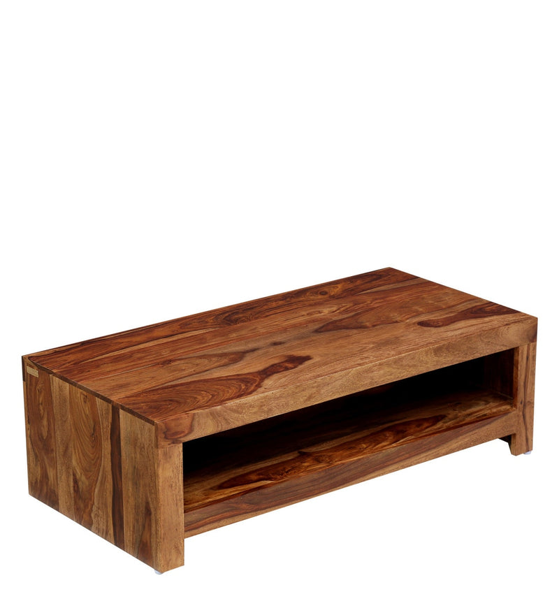 Acro Coffee Table Rectangle Center Table Wooden For Living Room