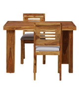 Acro Solid Wood Cushioned 2 Seater Dining Set For Dining Room