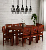 Acro Solid Wood 8 Seater Dining Table Set for Home & Kitchen